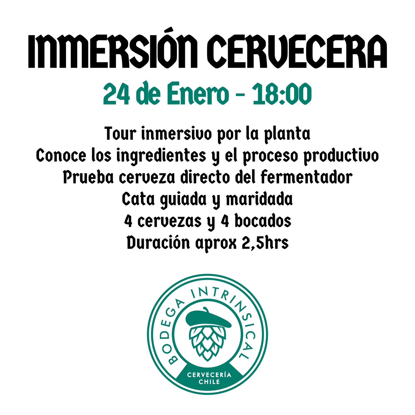 Inmersión cervecera - 24 de Enero