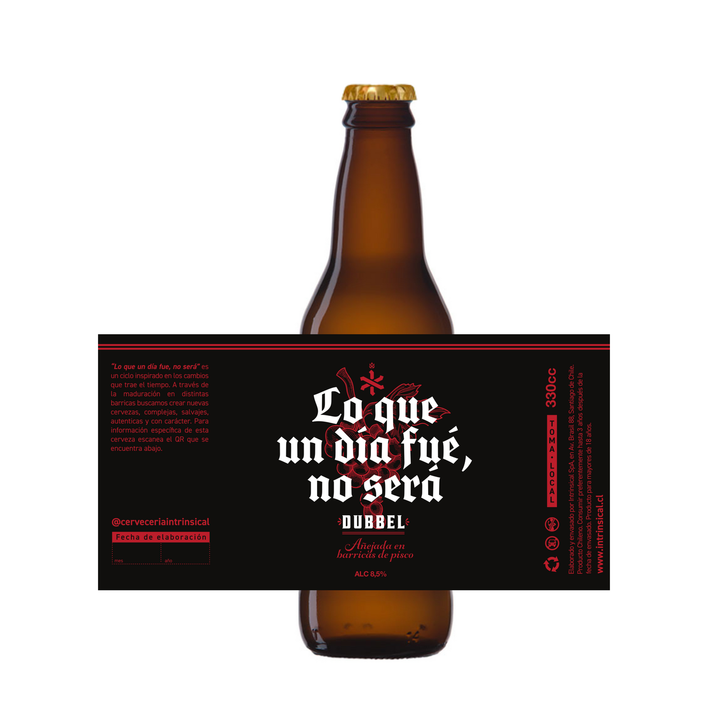 Lo que un día fue, no será - Dubbel en barricas de pisco