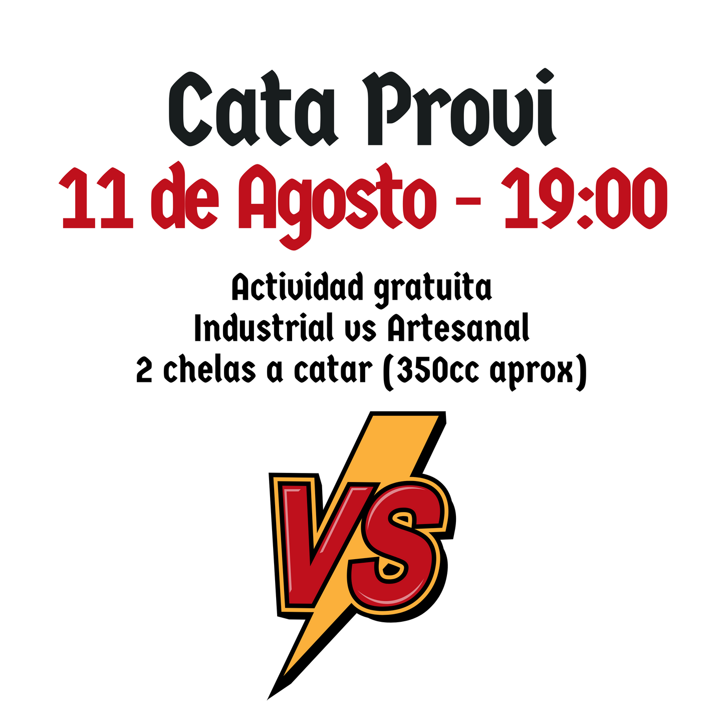 Cata Provi - 11 de Agosto