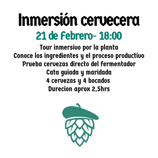 Inmersión cervecera - 21 de febrero