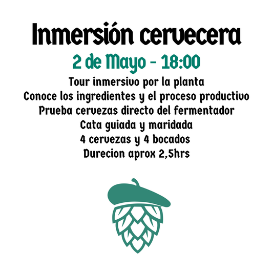 Inmersión cervecera - 2 de mayo
